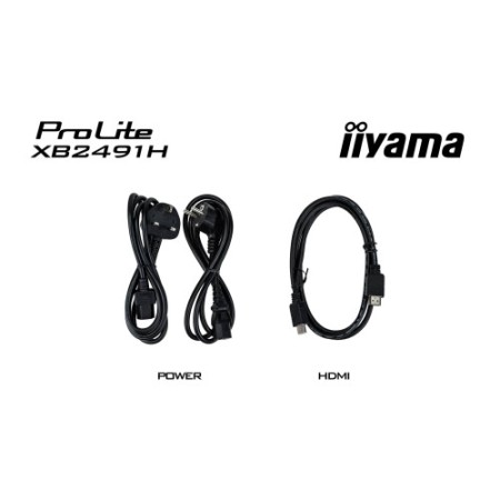 iiyama ProLite XB2491H-B1 pantalla para PC 60,5 cm (23.8″) 1920 x 1080 Pixeles Full HD Negro