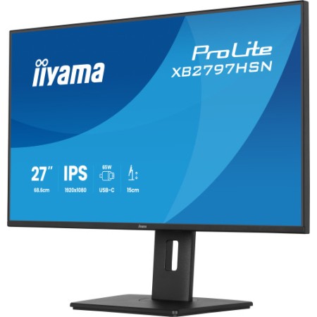MONITOR IIYAMA, 27″, IPS, 4-SIDE SLIM BEZEL 1920X1080 100HZ