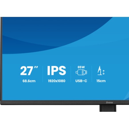 MONITOR IIYAMA, 27″, IPS, 4-SIDE SLIM BEZEL 1920X1080 100HZ