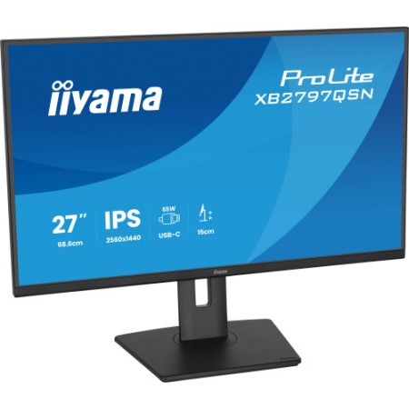 MONITOR IIYAMA, 27″, IPS, 4-SIDE SLIM BEZEL 2560X1440 75HZ
