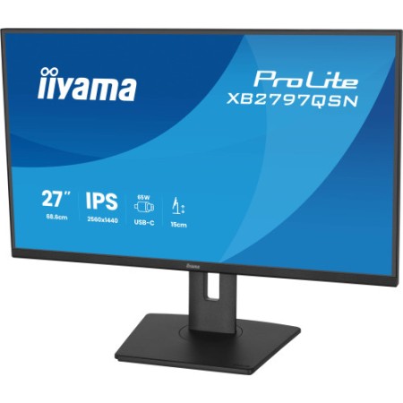 MONITOR IIYAMA, 27″, IPS, 4-SIDE SLIM BEZEL 2560X1440 75HZ
