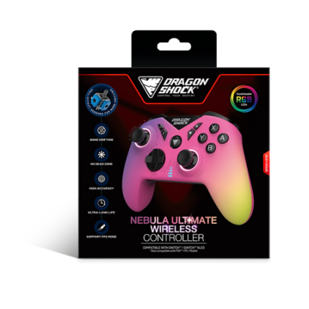 Dragonshock Nebula Ultimate Multicolor Bluetooth Gamepad Nintendo Switch