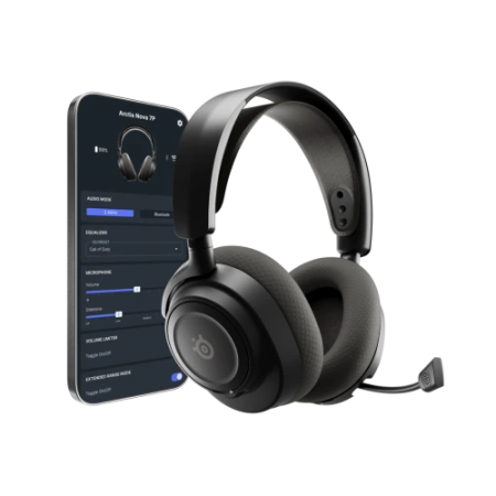 Steelseries Arctis Nova 7P Gen 2 Auriculares Inalámbrico Diadema Juego Bluetooth Negro