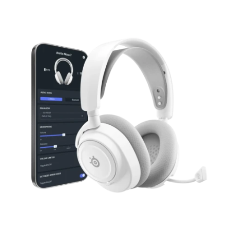 Steelseries Arctis Nova 7P Gen 2 Auriculares Inalámbrico Diadema Juego Bluetooth Blanco
