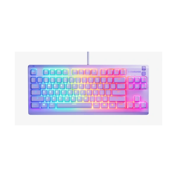 Steelseries Apex 3 TKL - US teclado Juego USB Inglés de EE. UU. Lavanda