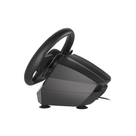 GENESIS Seaborg 400 Negro, Plata USB Volante + Pedales Nintendo Switch, PC, PlayStation 4, Playstation 3, Xbox 360, Xbox One, Xb