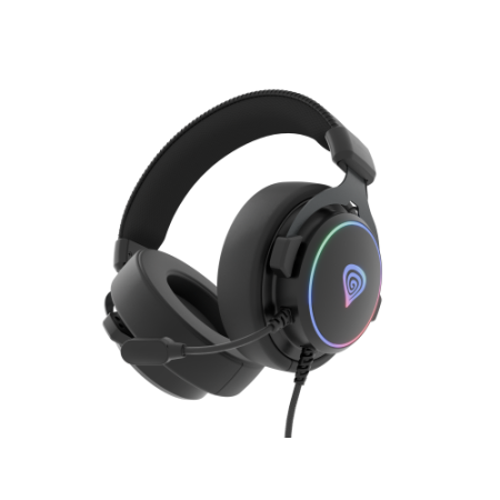 GENESIS Neon 764 Auriculares Alámbrico Diadema Juego USB tipo A Negro