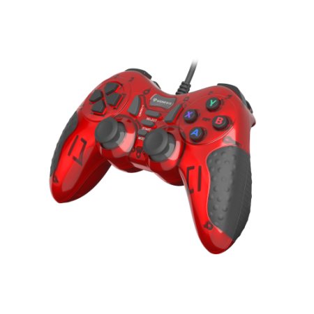 GENESIS MANGAN 200 Rojo USB 2.0 Gamepad Analógico/Digital PC