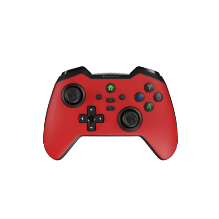 GENESIS Mangan 400 Rojo Bluetooth Gamepad Analógico/Digital Android, MAC, Nintendo Switch, PC, iOS