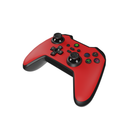 GENESIS Mangan 400 Rojo Bluetooth Gamepad Analógico/Digital Android, MAC, Nintendo Switch, PC, iOS