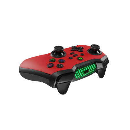 GENESIS Mangan 400 Rojo Bluetooth Gamepad Analógico/Digital Android, MAC, Nintendo Switch, PC, iOS