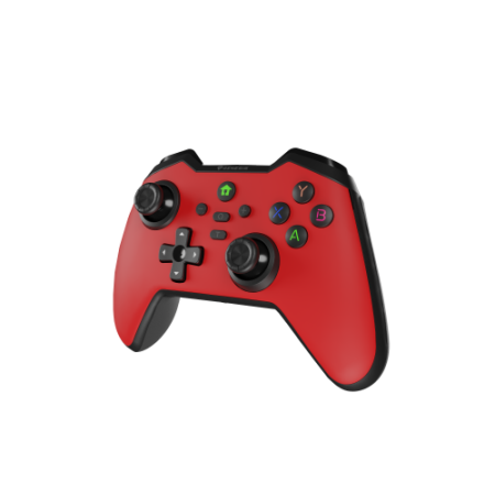 GENESIS Mangan 400 Rojo Bluetooth Gamepad Analógico/Digital Android, MAC, Nintendo Switch, PC, iOS