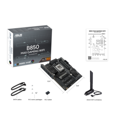 ASUS B850 MAX GAMING WIFI AMD B850 Zócalo AM5 ATX