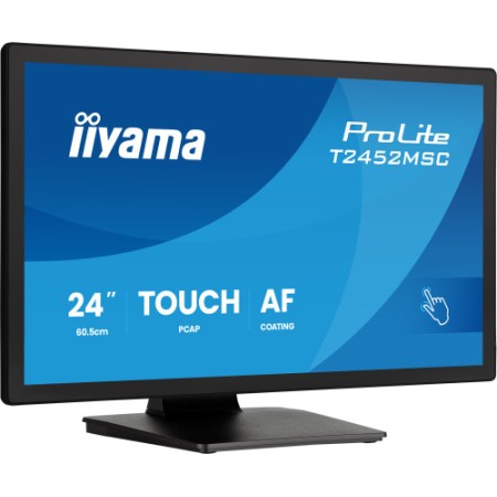 MONITOR IIYAMA 24” TACTIL IPS FULL HD 1920X1080 120HZ 5MS GTG 16:9 400CD 178° PCAP+ 10 PUNTOS USB TACTIL HDMI DP HUB USB 2X ALTA