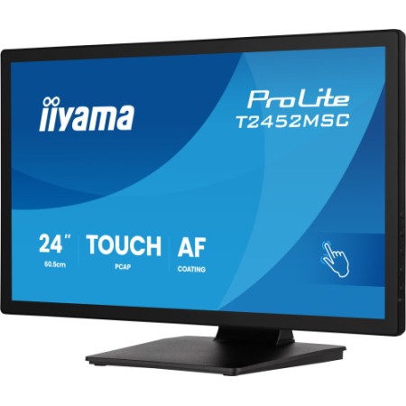 MONITOR IIYAMA 24” TACTIL IPS FULL HD 1920X1080 120HZ 5MS GTG 16:9 400CD 178° PCAP+ 10 PUNTOS USB TACTIL HDMI DP HUB USB 2X ALTA