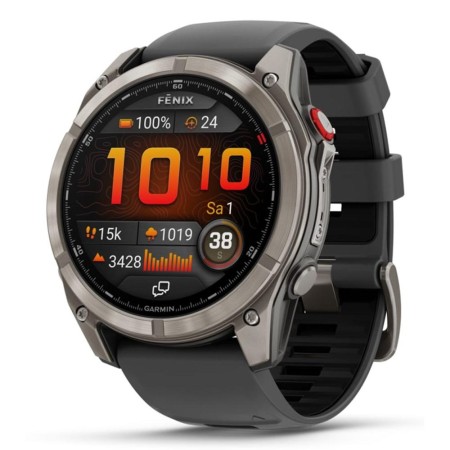 Garmin fenix 8 pro zafiro - 51mm - smartwatch premium gps multideporte - conectividad satelital y lte - pantalla táctil amoled -