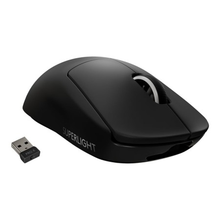Mouse raton logitech pro x superlight gaming wireless 25600dpi negro