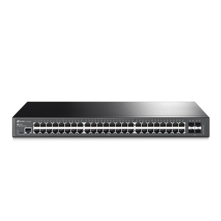 Switch 48 puertos tp - link 10 - 100 - 1000 rack 19 pulgadas 1u  gestion l2