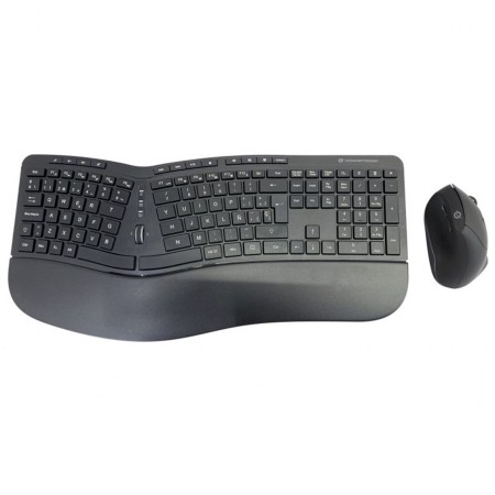 Kit teclado  mouse raton conceptronic orazio02 wireless inalambrico ergonomico