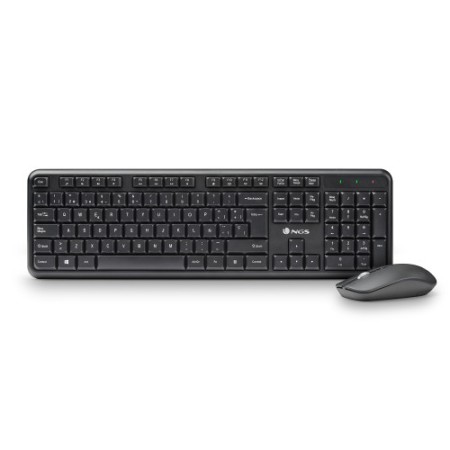 NGS SERENITY KIT (QUERTY, ES) teclado Ratón incluido Universal RF inalámbrico QWERTY Español Negro