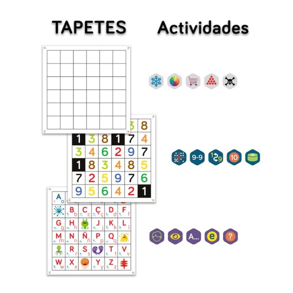 Pack infantil tilk bee - bot tapete  actividades