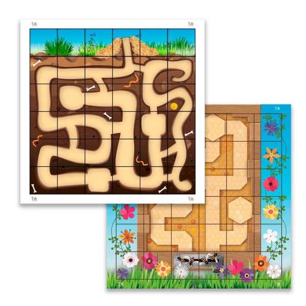 Pack abeja y hormigas tilk bee - bot - blue - bot tapete  actividades
