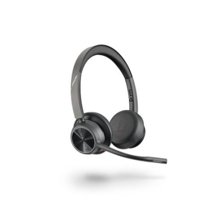 HP Poly Auriculares Poly Voyager 4320 UC estéreo USB-A + adaptador BT700 USB-A + base de carga