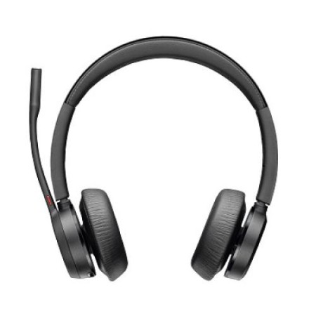 HP Poly Auriculares Poly Voyager 4320 UC estéreo USB-A + adaptador BT700 USB-A + base de carga
