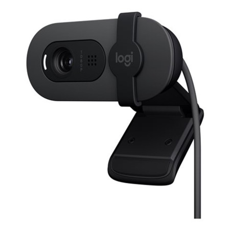 Webcam logitech brio 100 grafito full hd -  usb