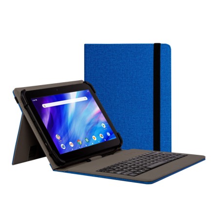 Funda con teclado nilox para tablet 10.5 pulgadas usb azul
