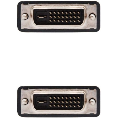 Cable DVI Dual Nanocable 10.15.0802/ DVI Macho - DVI Macho/ 1.8m/ Negro