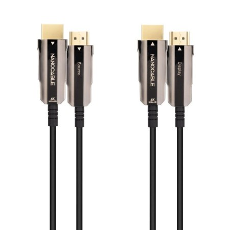 Cable HDMI 2.0 AOC 4K Nanocable 10.15.2020/ HDMI Macho - HDMI Macho/ 20m/ Negro