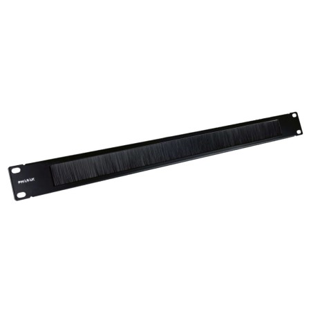 Guia de cable con cepillo phasak para rack armario 19 pulgadas pa 1901