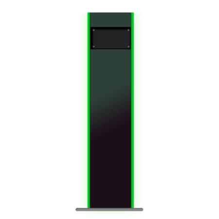 Stand para montaje en suelo de kiosko 10pos 10k - 32w