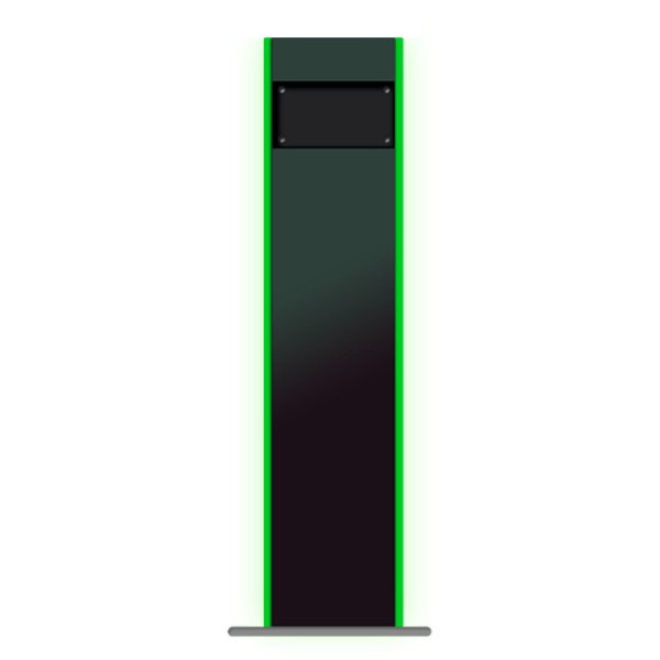 Stand para montaje en suelo de kiosko 10pos 10k - 32w