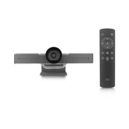 Webcam act connectivity full hd zoom panoramica camara conferencias