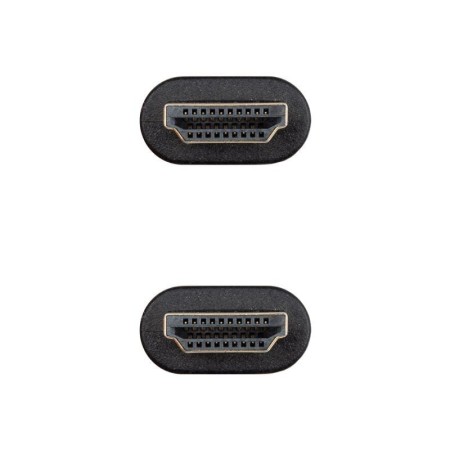 Cable HDMI 2.0 4K CCS Nanocable 10.15.3902/ HDMI Macho - HDMI Macho/ 2m/ Negro