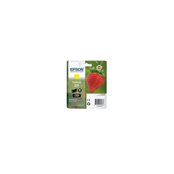 Cartucho tinta epson 29 c13t29844012 amarillo xp235 - xp332 - xp3357xp4327xp435 -  fresa