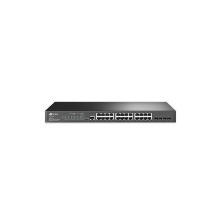 Switch 24 puertos 10 - 100 - 1000  4 sfp l2 tp - link