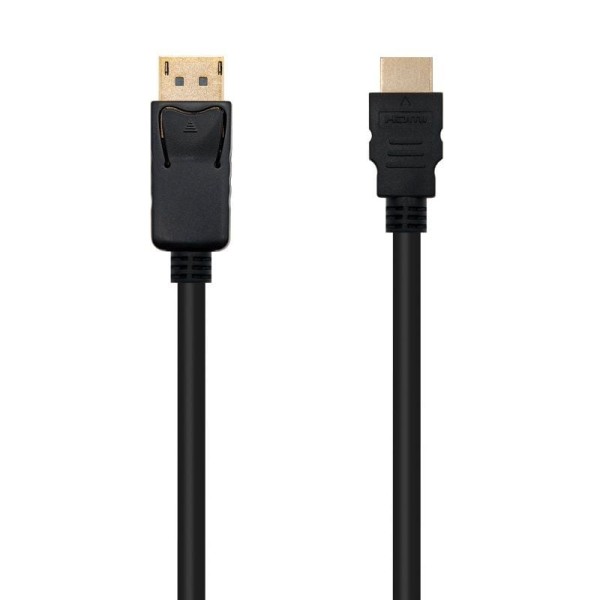 Cable Conversor Nanocable 10.15.4310/ Displayport Macho - HDMI Macho/ 10m/ Negro