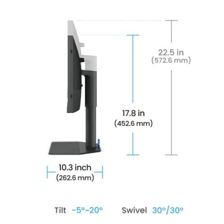 MONITOR PARA FOTOGRAFOS BENQ SW242Q 24.1” IPS,2K, 2560 X 1600, 16:10, 99% ADOBE RGB, 98% P3, CALIBRACIÓN, USB-C 90W, TÜV, LUT 3D