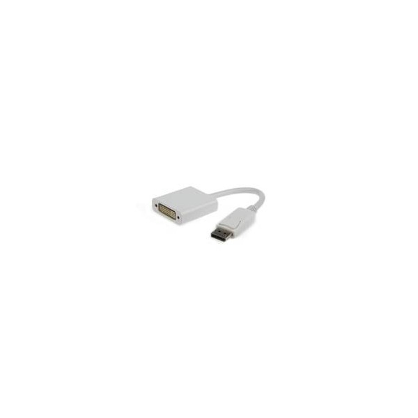 Cable adaptador gembrid displayport macho a dvi hembra 0.1m