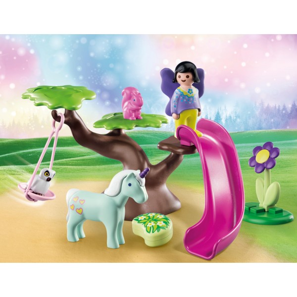 Playmobil 1.2.3 parque infantil hada
