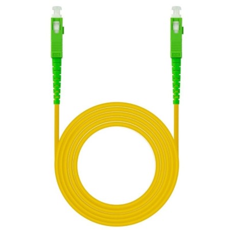 Cable de Fibra Óptica G657A2 Nanocable 10.20.0002/ LSZH/ 2m/ Amarillo