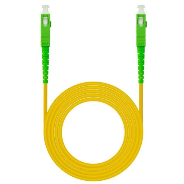 Cable de Fibra Óptica G657A2 Nanocable 10.20.0002/ LSZH/ 2m/ Amarillo