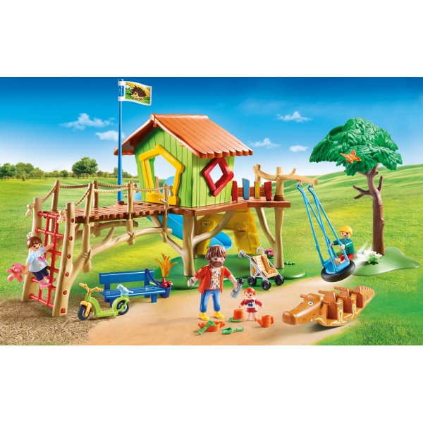 Playmobil ciudad parque infantil aventura