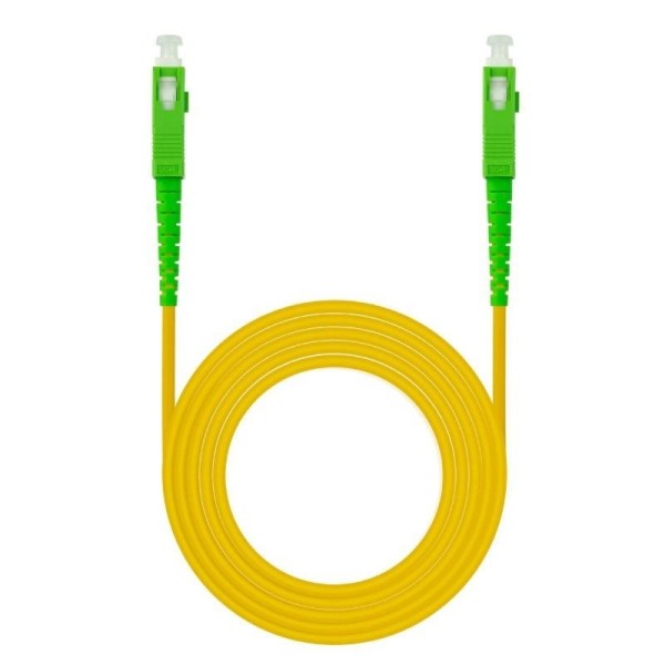 Cable de Fibra Óptica G657A2 Nanocable 10.20.0050/ LSZH/ 50m/ Amarillo