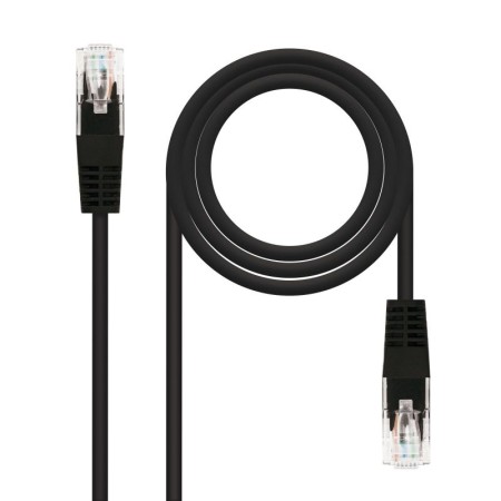 Cable de Red RJ45 UTP Nanocable 10.20.0100-BK Cat.5e/ 50cm/ Negro