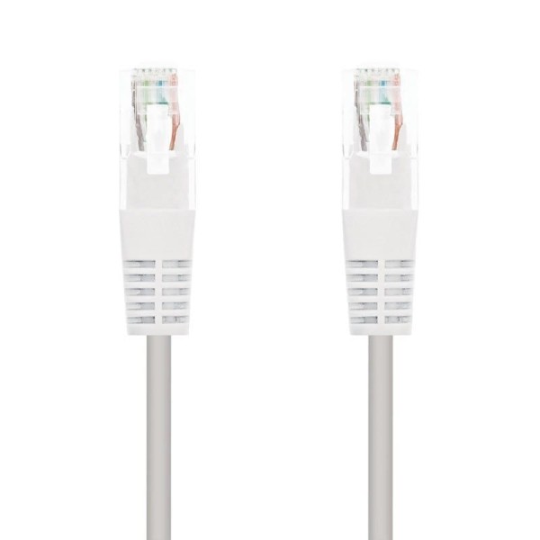 Cable de Red RJ45 UTP Nanocable 10.20.0101-W Cat.5e/ 1m/ Blanco