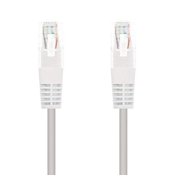 Cable de Red RJ45 UTP Nanocable 10.20.0102-W Cat.5e/ 2m/ Blanco